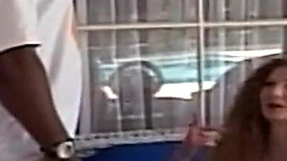 Hot Red Head Hard Banged by a Big Black Cock in Interracial Fuck