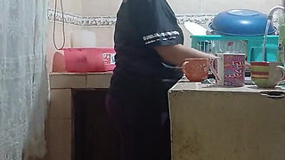 Employee Fucked in the Kitchen, My Boss's Wife Almost Caught Us in Mexico City