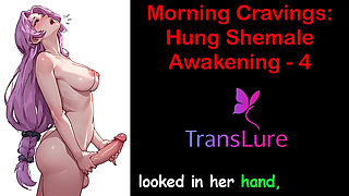 English Audio Sex Story - Morning Cravings: Hung Shemale Awakening - 4