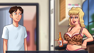 XXX doggystyle anal with GF's Stepmom in Summertime Saga part 1