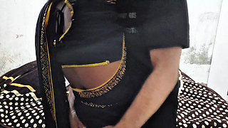 Hot Indian Desi Aunty Sex in Black Saari