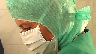 Naughty Nurse Spreads Wide for Deep Anal Pounding