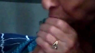 Sexy MILF Marie Strokes, Sucks, Tugs and Swallows Cum with a Smile