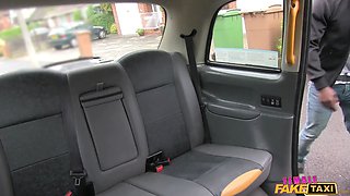 Cougars riding Big Black Cock in the fake cab - fakehub compilation with ass-fuck and creampies