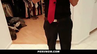 Stepmom Sheena Ryder Gets Cum in Mouth Blowjob from Stepson Wrex Oliver - Big Tits, POV, Hardcore