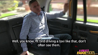 Female Fake Taxi - Blonde Blonde Cab Driver Gives a Hot Blowjob & Takes a Hardcore Missionary Pounding