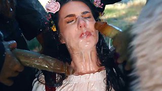 Maddie Wren Monster Fucked - Real Life Hentai Threesome