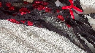 Cum on Wife's Panties 11
