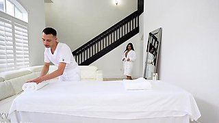 Esperanza Gomez - Hires A Young Massage Therapist And Has