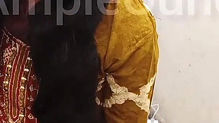 Desi Red Lipstick Blowjob to Deep Creampie - Hair Pull POV & Cum Inside Pussy