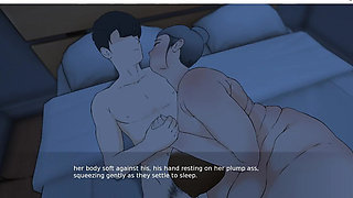Plowed - Gameplay - Roleplay - Granny Riding the Teen in Sofa and Get Fucked Near Husband at Bed