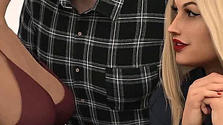 Hard Days: Wife Cheats Her Husband with Hot Blonde Cop While They Are All in the House - Episode 14