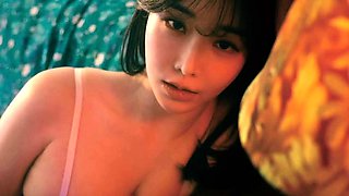 Amateur asian teen licks ass and sucks cock