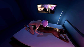 Purple Meets Black - VR Cgi 3D Hentai Anime