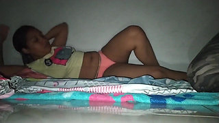 18 year old brunette big saggy tits from New York United States fucking her stepbrother's big dickbsmananny