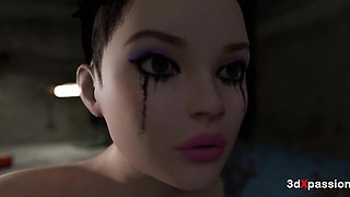 Pornstar's ass fuck trailer by 3DXPassion