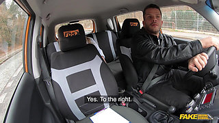 Fake Driving School - Crystal Swift Shows off Her Tits to Get a Licence