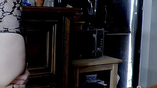 Brillitte Marilyn and Terry Kemaco in Chubby Redhead Mexican MILFs Kitchen Fuckfest