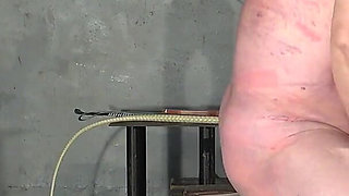 Whipping, Humiliation and Shameful Masturbation Show, Mistress Observe and Teases Masochist as He Faps Right in Front of Her