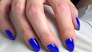 Female Domination of Cock with Feet From Mistress in Latex Suit