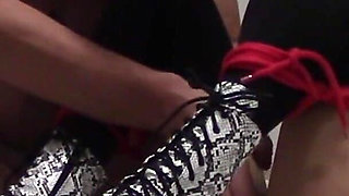 MILF Fucked in Bondage and Cummed in Mouth