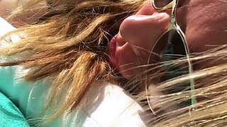 Scottish redhead pierced tongue POV blowjob