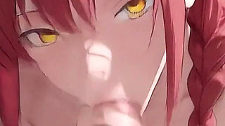 Makima Fucks in the Car on Her Way to Work! Chainsaw Man Uncensored Hentai Ai-generated