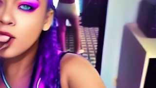 Sexy Ass Latina Smoking Break During Friday Fuck Festival