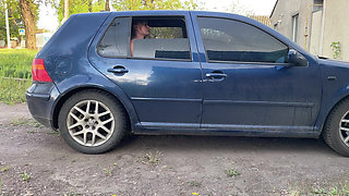 Backseat Tease: Jumping for Your Pleasure