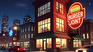 Valentine's Day. Cartoon in Which a Wife Is Fucked in a Public Toilet