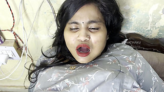 Hot Desi Aunty Giving Risky Blowjob to Stepbrother in Kitchen - Homemade