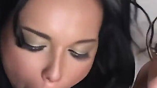 Two Hotties Share a Massive Dick