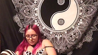 Cute Goth Girl Fucks Toy