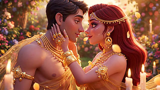 Desi Indian Couple Ki Pure Passion Night - Gold Jewelry Mein Sexy Girl Aur Muscular Boy Ki Hot Chemistry