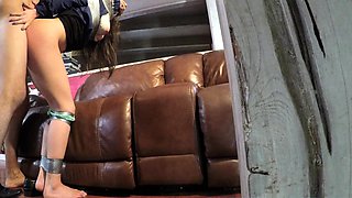 Amateur Asian teen with glasses fingers herself on cams