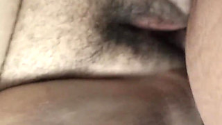 Fucking My Stepmom's Fat Pussy with Her Legs Open