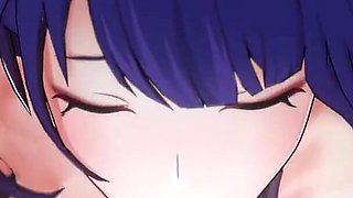 Genshin Impact - Raiden Shogun and Aether Passionate Sex Scene - Sweet Moaning - 3D Hentai Animation