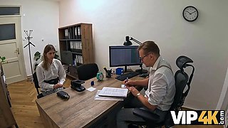 Vip4k. teenager student Funky Town takes out a loan for the very first time.