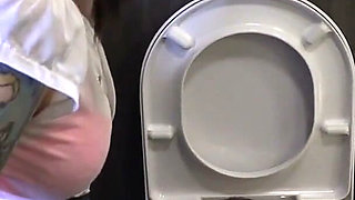 Flushing the toilet pervert