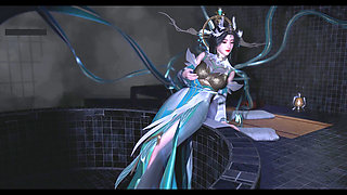 Animated Passion: Goddess with Big Boobs - 3D Animation Hentai