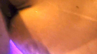 Sexy milf gives great birthday presents in hot tub