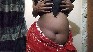Deshi real husband wife full romance time  with sarreee