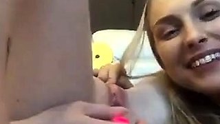 Amateur Blonde Teen Intense Masturbation HD