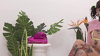 Bts - Inked Cc Doll Reveals Her Body in a Daring Photoshoot!