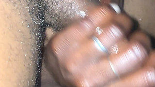 Hot Oily Balls & BBC Massage by Ebony Goddess Then Inserted in POV Creamy Pussy Ride