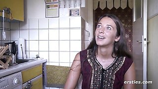 Tanja Big Natural Tits Underwear Solo Clit Rub Ersties