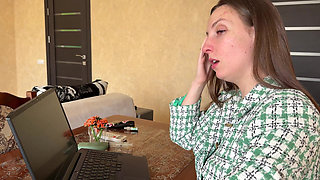 Messy Sneezing Secretary at Work