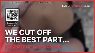 Czech Amateur Brunette Blowjob POV - Horny 18 Year Old Slut Fucking Doggy Style
