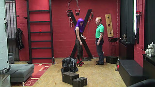 Lust and Hurt - Mistress Torments Bound Slaves Hard