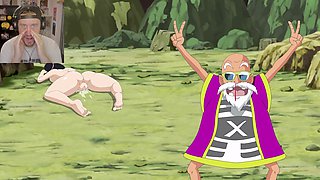 Bulma takes a break from the Dragon Ball game in a wild hentai adventure